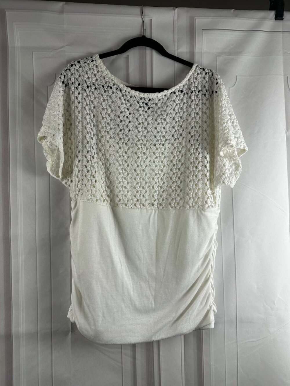 Ashley Stewart - 14/16 - White short sleeve Women Top
